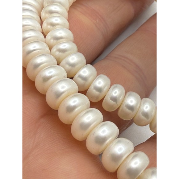 Honora Freshwater Pearl Jewelry Set Necklace Bracelet Earrings White‎ 18" - Picture 7 of 8